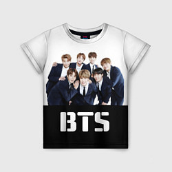 Футболка детская BTS постер, цвет: 3D-принт