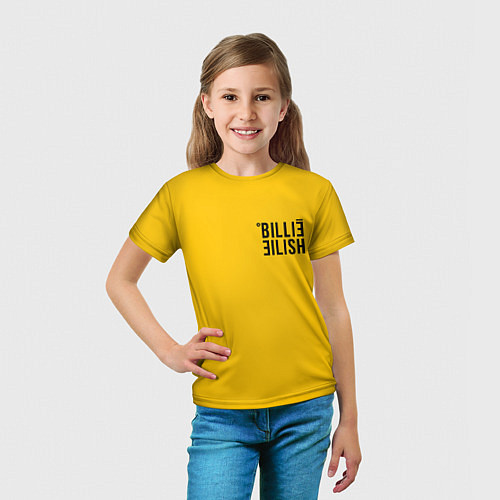 Детская футболка BILLIE EILISH: Reverse / 3D-принт – фото 5