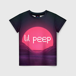 Футболка детская Lil peepLogo, цвет: 3D-принт