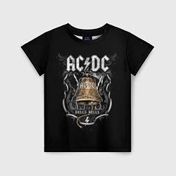 Футболка детская ACDC - hells bells, цвет: 3D-принт