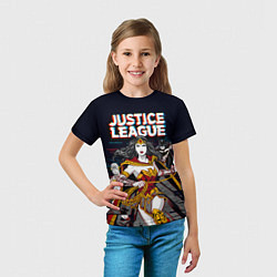 Футболка детская Justice League, цвет: 3D-принт — фото 2