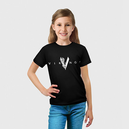 Детская футболка Vikings / 3D-принт – фото 5