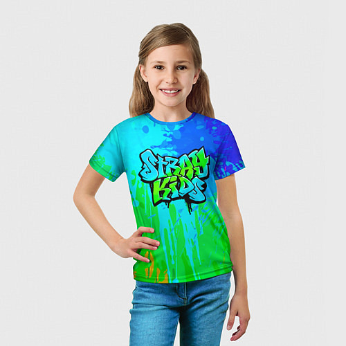 Детская футболка Stray Kids / 3D-принт – фото 5