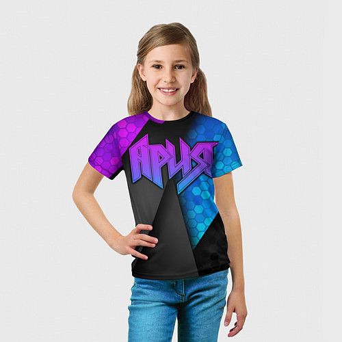 Детская футболка Ария / 3D-принт – фото 5