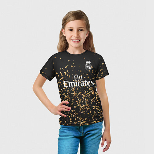 Детская футболка Real Madrid 4-th 19-20 / 3D-принт – фото 5