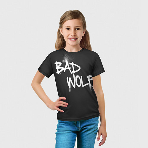 Детская футболка Bad Wolf / 3D-принт – фото 5