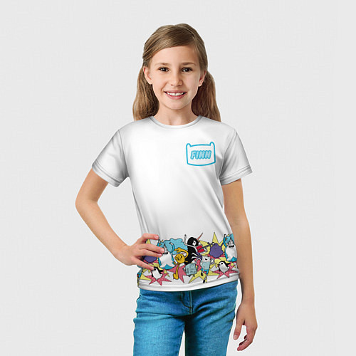Детская футболка Finn Adventure Time / 3D-принт – фото 5