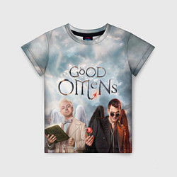 Футболка детская Good Omens, цвет: 3D-принт