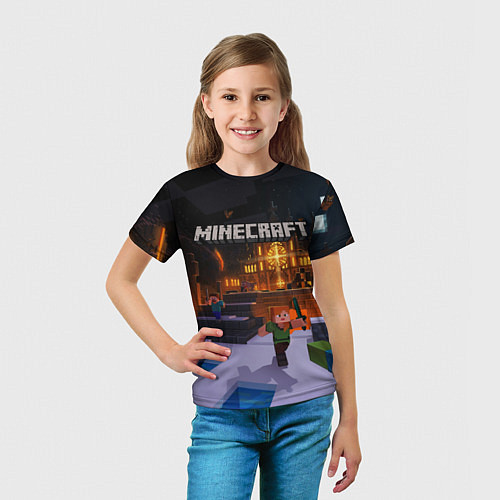 Детская футболка MINECRAFT / 3D-принт – фото 5