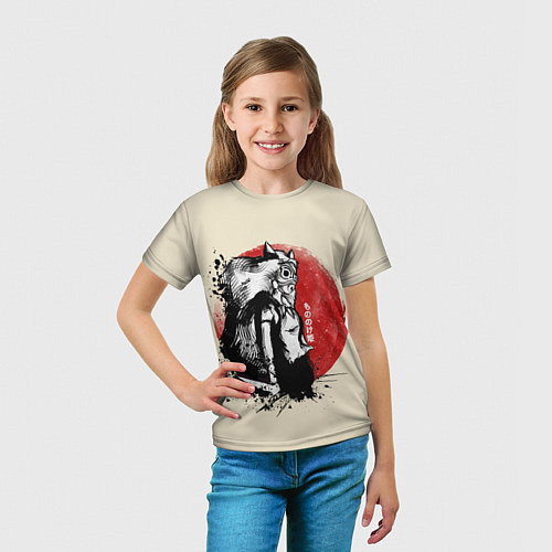 Детская футболка Принцесса Мононоке / 3D-принт – фото 5
