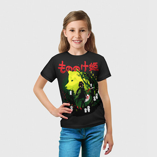 Детская футболка Princess Mononoke / 3D-принт – фото 5