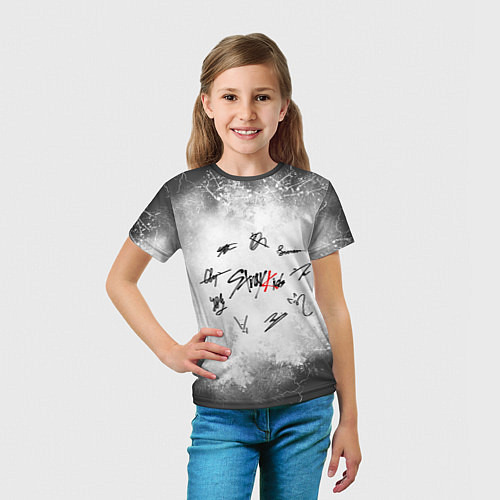 Детская футболка STRAY KIDS / 3D-принт – фото 5