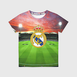 Футболка детская FC Real Madrid, цвет: 3D-принт