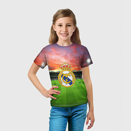 Детская футболка FC Real Madrid / 3D-принт – фото 5