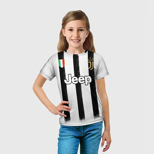 Детская футболка Juventus home 20-21 / 3D-принт – фото 5