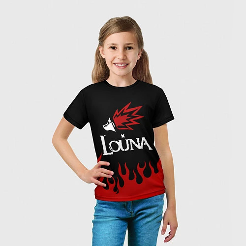 Детская футболка Louna / 3D-принт – фото 5