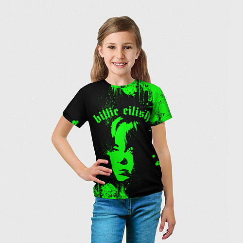 Детская футболка Billie eilish / 3D-принт – фото 5
