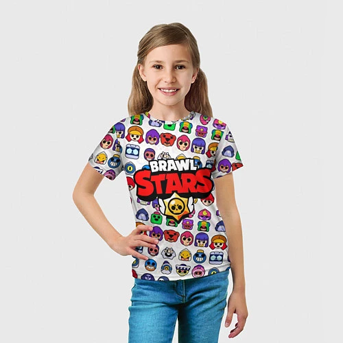 Детская футболка BRAWL STARS / 3D-принт – фото 5