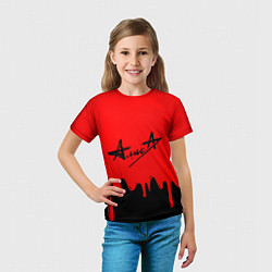 Футболка детская АлисА, цвет: 3D-принт — фото 2