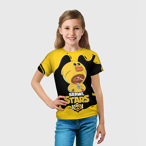 Детская футболка BRAWL STARS SALLY LEON / 3D-принт – фото 5