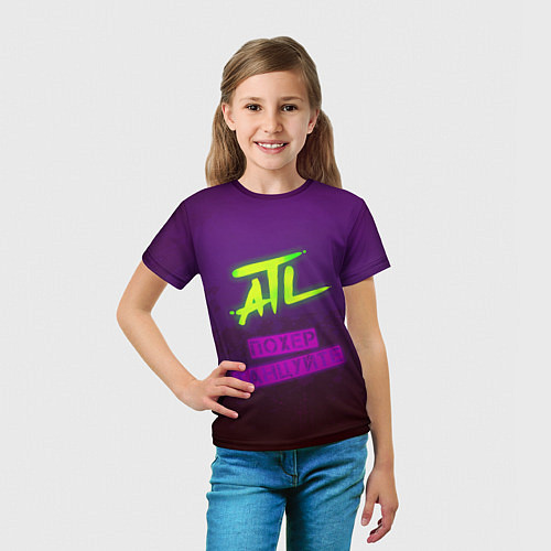 Детская футболка ATL / 3D-принт – фото 5