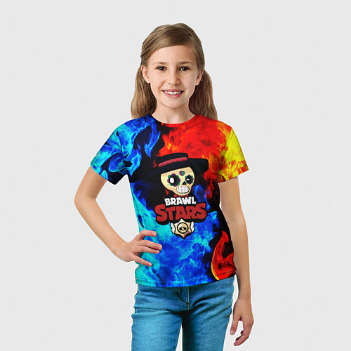 Детская футболка Brawl Stars Poko / 3D-принт – фото 5