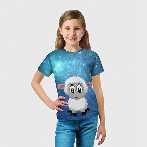Детская футболка Овечка / 3D-принт – фото 5