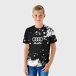 Футболка детская Ауди, цвет: 3D-принт — фото 2