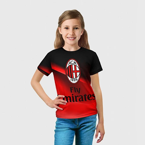 Детская футболка Милан / 3D-принт – фото 5