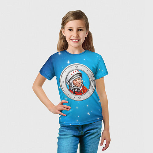 Детская футболка Гагарин ?? 1 / 3D-принт – фото 5