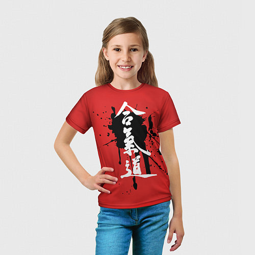 Детская футболка Айкидо / 3D-принт – фото 5