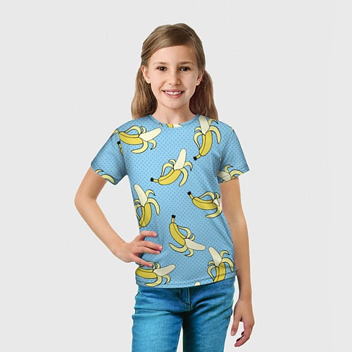 Детская футболка Banana art / 3D-принт – фото 5