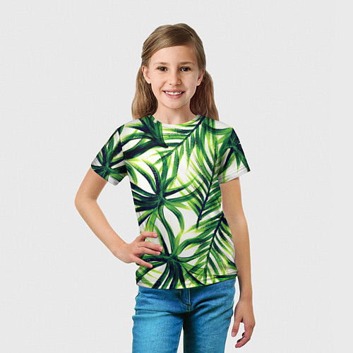 Детская футболка Тропики / 3D-принт – фото 5