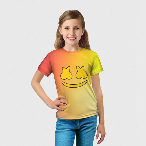 Детская футболка МАРШМЕЛЛОУ / 3D-принт – фото 5