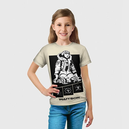 Детская футболка Apex Legends Wattson / 3D-принт – фото 5