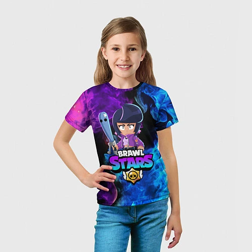 Детская футболка BRAWL STARS BIBI / 3D-принт – фото 5