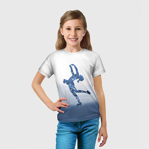 Детская футболка Фигурное катание / 3D-принт – фото 5