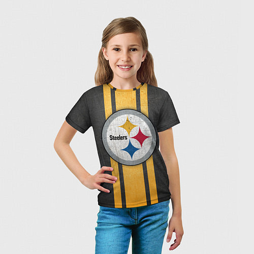 Детская футболка Pittsburgh Steelers / 3D-принт – фото 5