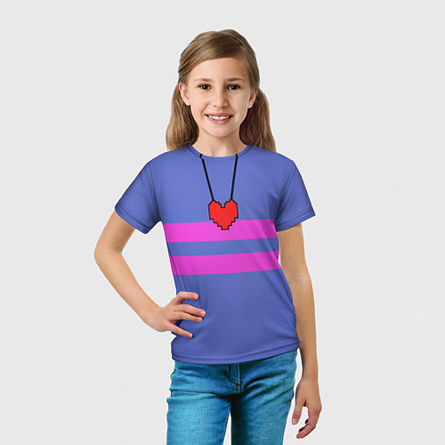 Детская футболка UNDERTALE FRISK ФРИСК / 3D-принт – фото 5