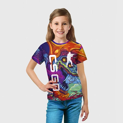 Детская футболка CS GO HYPERBEAST / 3D-принт – фото 5
