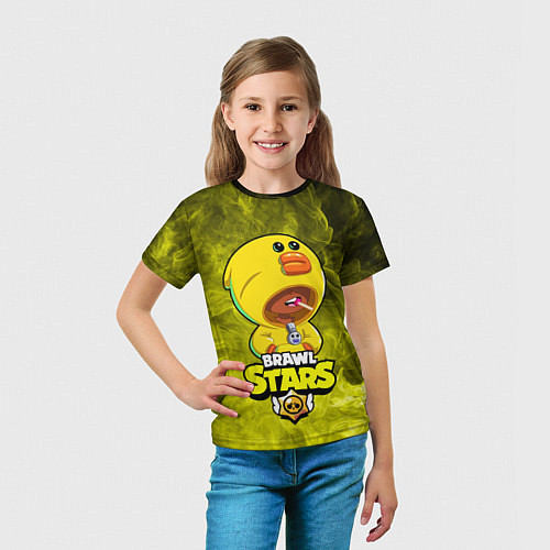 Детская футболка Brawl Stars SALLY LEON / 3D-принт – фото 5