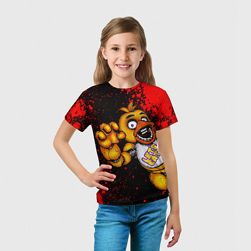 Детская футболка Five Nights At Freddy's / 3D-принт – фото 5