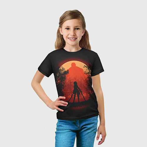 Детская футболка Атака Титанов / 3D-принт – фото 5