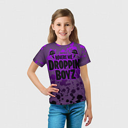 Футболка детская Droppin Boys, цвет: 3D-принт — фото 2