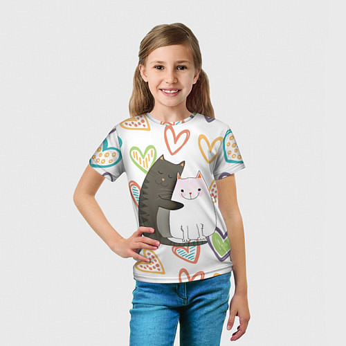 Детская футболка Сладкая парочка / 3D-принт – фото 5