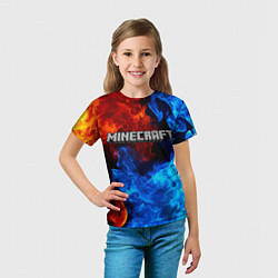 Футболка детская MINECRAFT, цвет: 3D-принт — фото 2