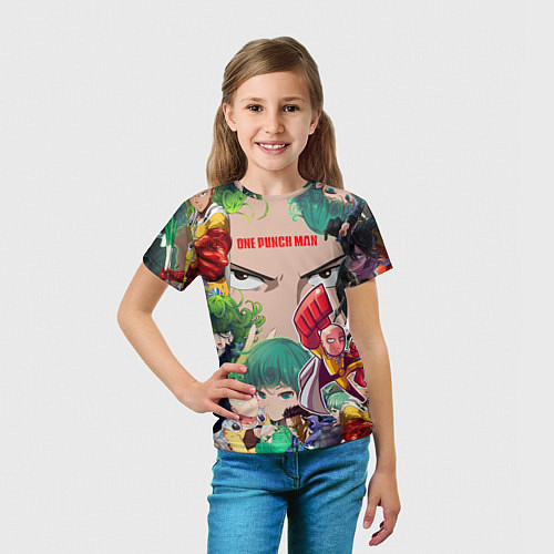 Детская футболка Ванпанчмен / 3D-принт – фото 5