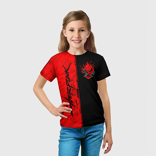 Детская футболка CYBERPUNK 2077 / 3D-принт – фото 5