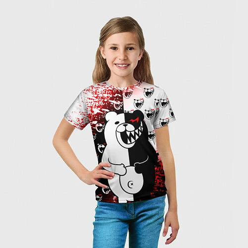 Детская футболка MONOKUMA / 3D-принт – фото 5