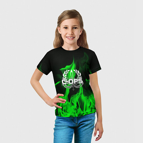 Детская футболка C-OPSCRITICAL OPS / 3D-принт – фото 5